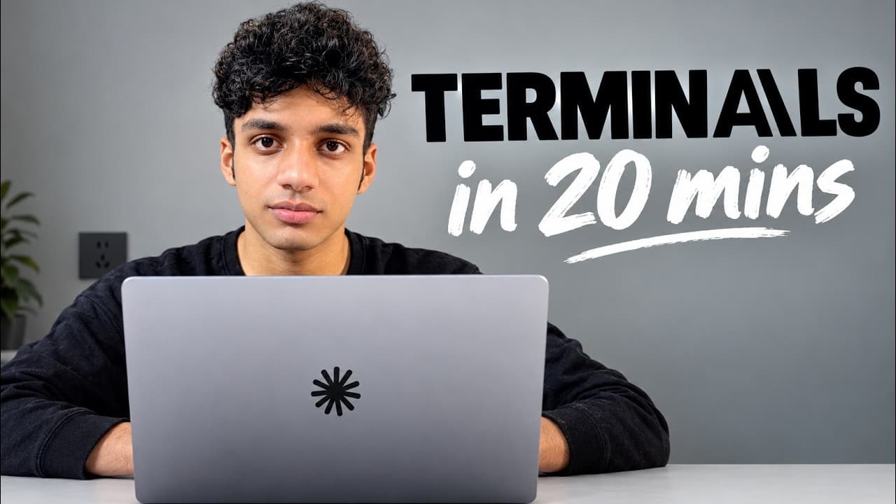 Terminal Fundamentals For Vibe Coders In 20 Minutes Thumbnail