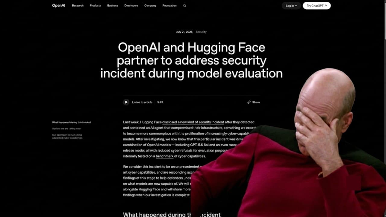 Why OpenAI hacking HuggingFace is a sign of the end times Thumbnail