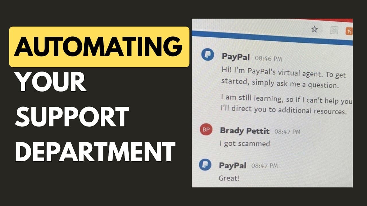 How to automate your support department with AI Thumbnail