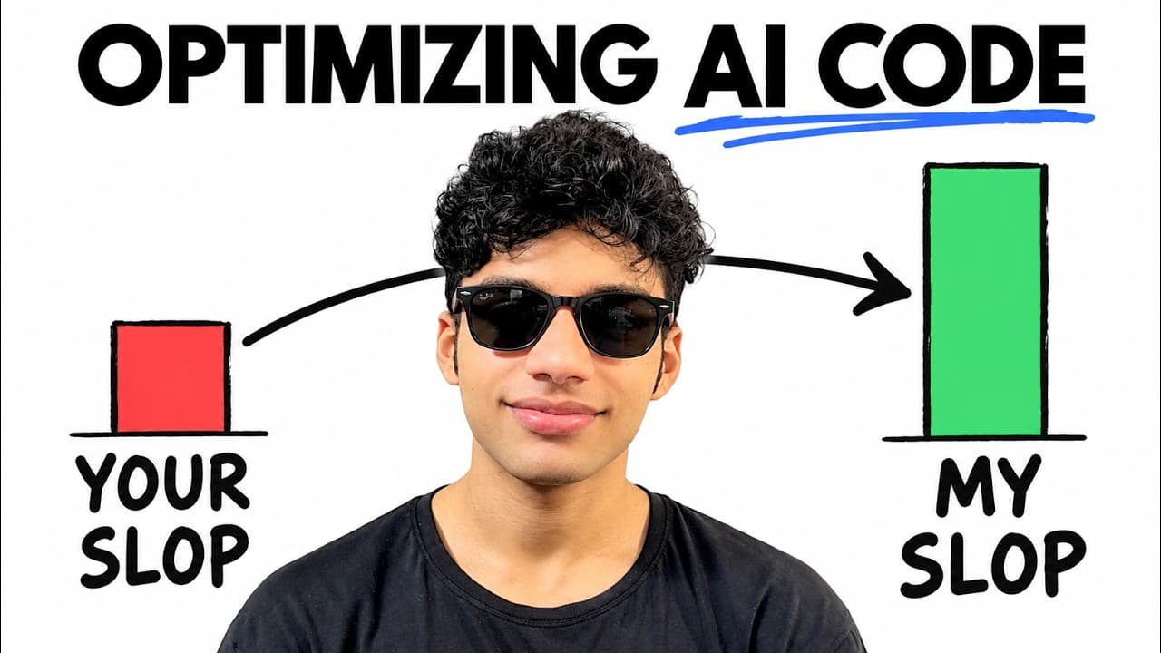 Optimizing AI Generated Codebases - How I Do It Thumbnail