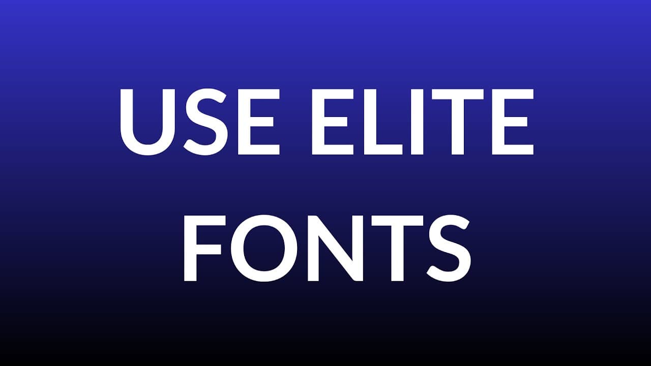 this is how you ACTUALLY pick good fonts (even as a newbie designer) Thumbnail