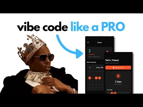 How to vibe code like a pro thumbnail