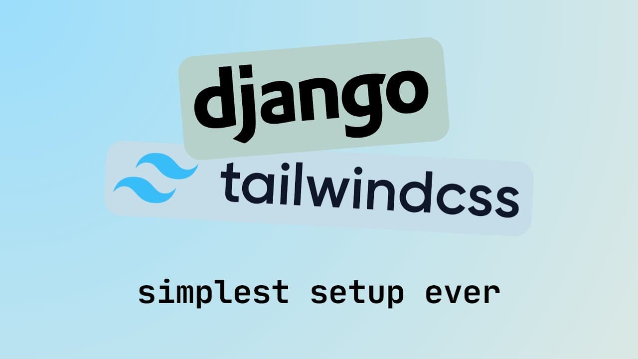 the best way to integrate Django 6.0 with Tailwind V4 Thumbnail