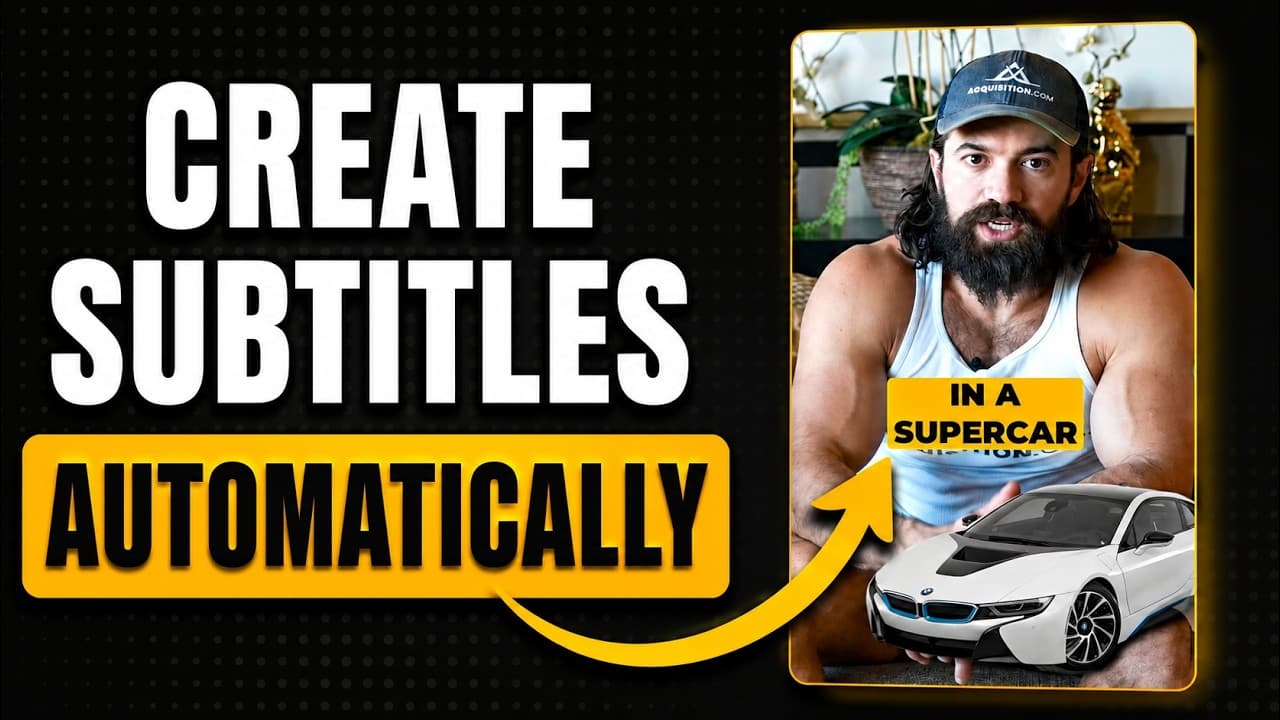 Auto captions with AI (for FREE!) Thumbnail
