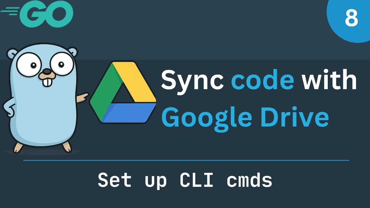 Syncing projects with Google Drive - Part 8 (Set up CLI cmds) Thumbnail