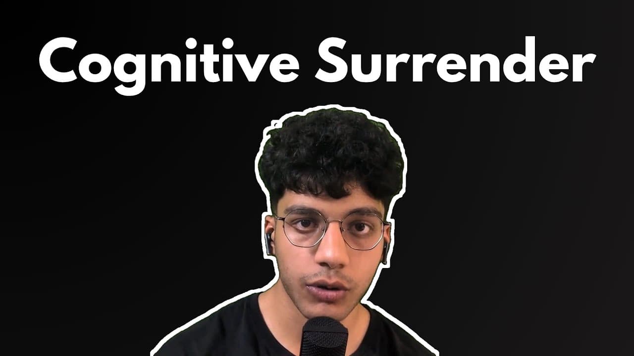 AI will be the death of society Thumbnail