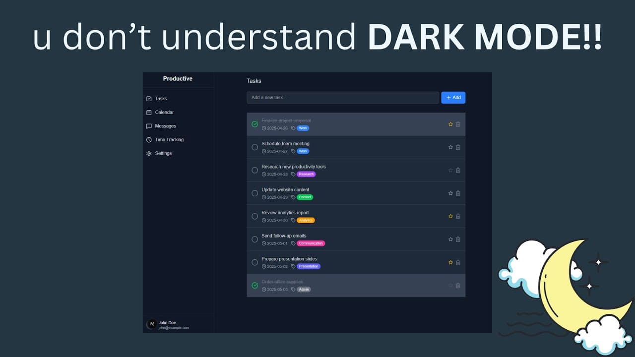 stop f*cking up dark mode Thumbnail