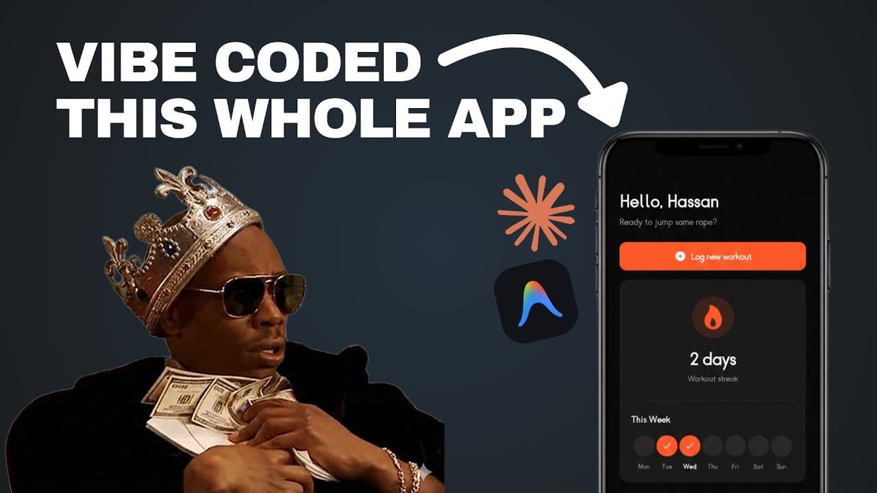 My experience vibe coding an entire app (as a real software engineer) Thumbnail