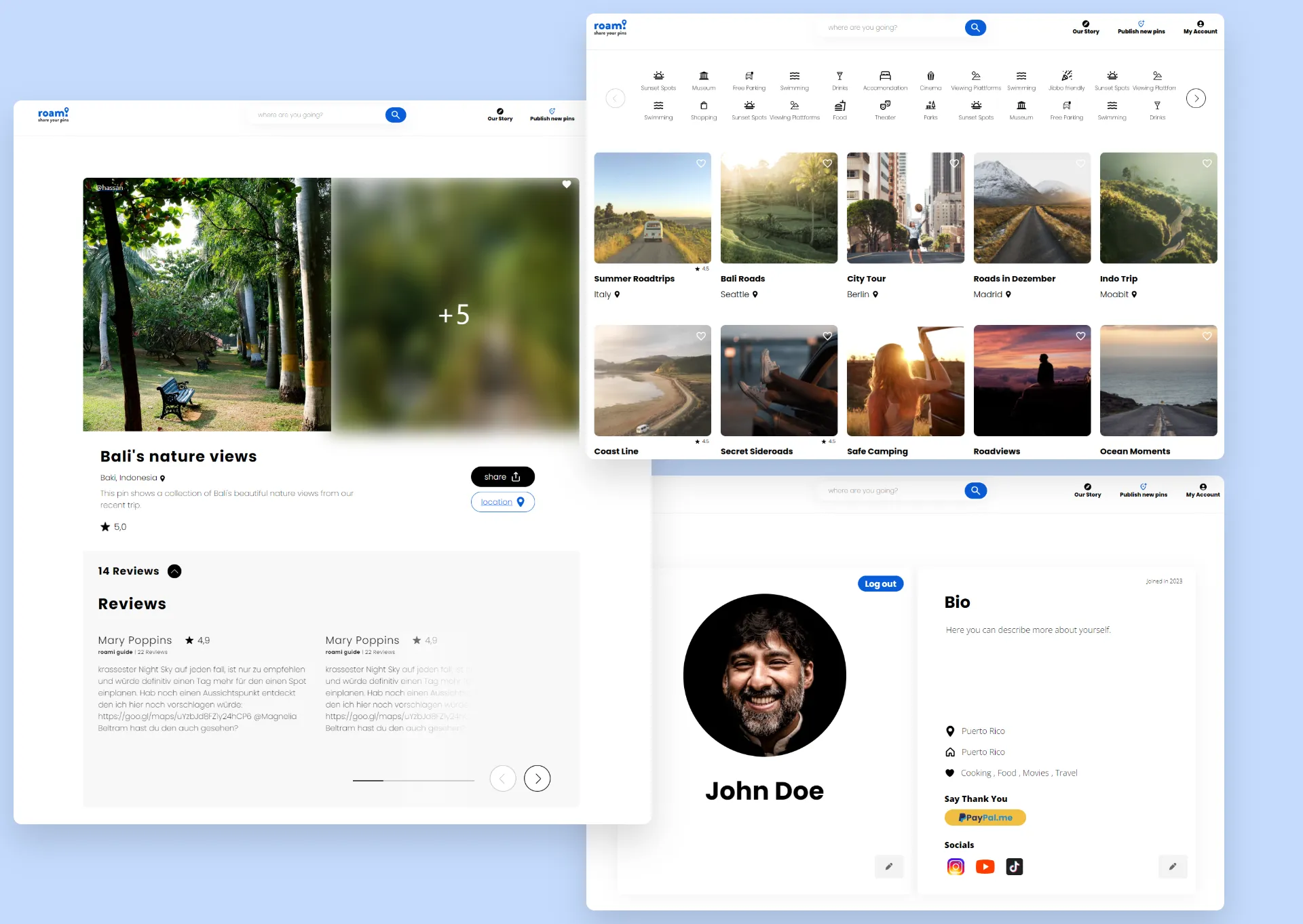 Roami main project photo