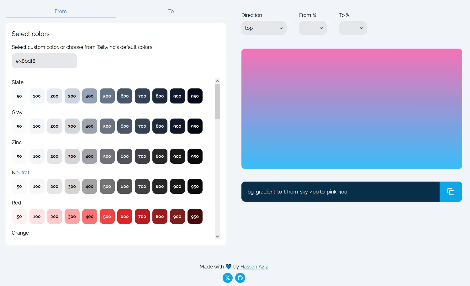 Tailwind Gradients main project photo