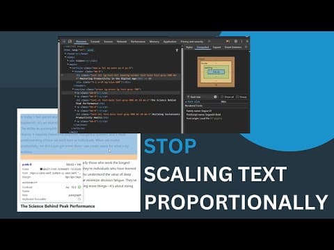 Stop scaling text sizes proportionally thumbnail