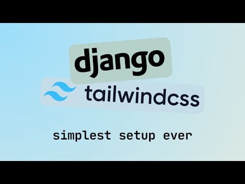 The best way to integrate Django 6.0 with Tailwind V4 thumbnail
