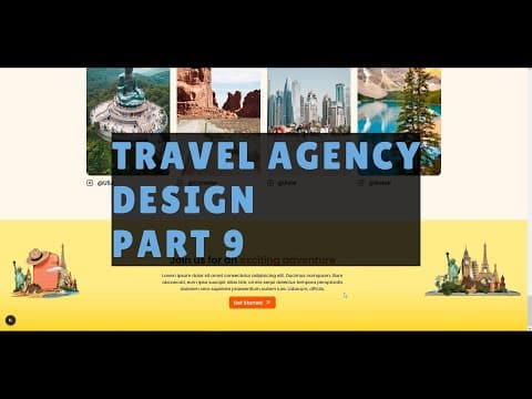 Landing Page Design Tutorial - NextJS & Tailwind (Travel Agency) - Part 9 thumbnail