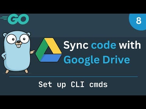 Syncing projects with Google Drive - Part 8 (Set up CLI cmds) thumbnail