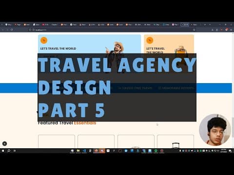 Landing Page Design Tutorial - NextJS & Tailwind (Travel Agency) - Part 5 thumbnail