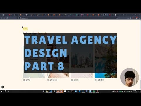 Landing Page Design Tutorial - NextJS & Tailwind (Travel Agency) - Part 8 thumbnail
