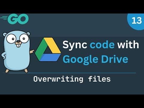 Syncing projects with Google Drive - Part 13 (Overwriting files) thumbnail