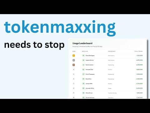Tokenmaxxing needs to stop thumbnail