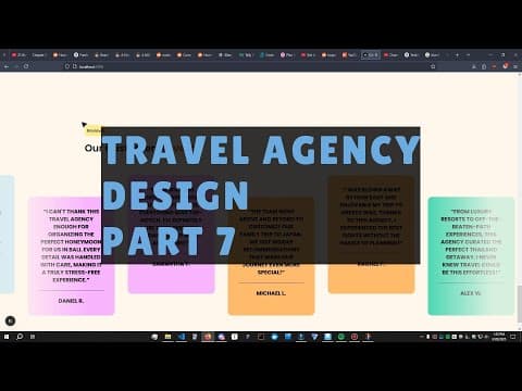 Landing Page Design Tutorial - NextJS & Tailwind (Travel Agency) - Part 7 thumbnail