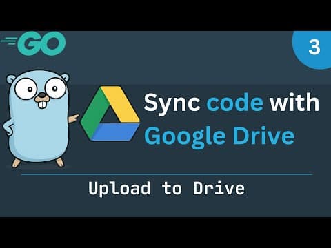 Syncing projects with Google Drive - Part 3 (Upload to Drive) thumbnail
