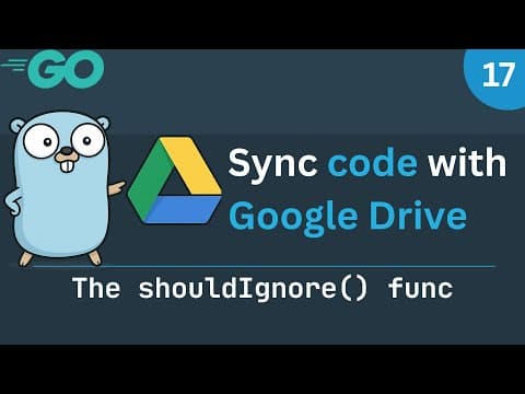 Syncing projects with Google Drive - Part 17 (The shouldIgnore() func) thumbnail