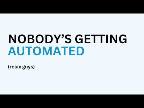 I just proved why AI can't automate anyone thumbnail