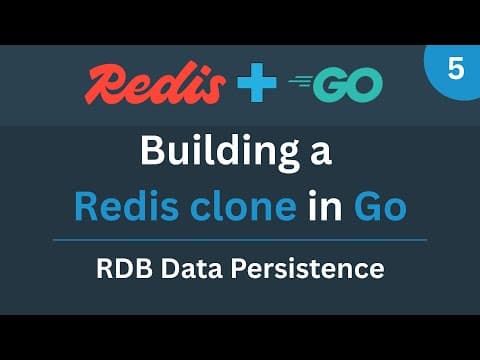 Building a Redis clone in Go - Part 5 (RDB Data Persistence) thumbnail