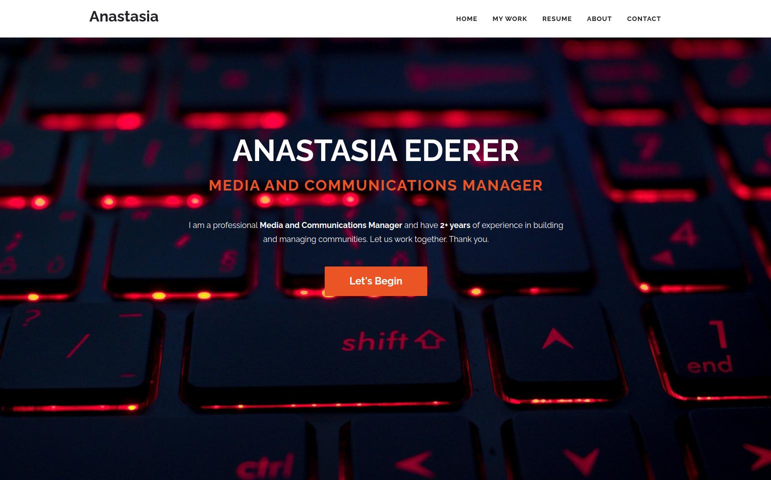 Anastasia Ederer main project photo